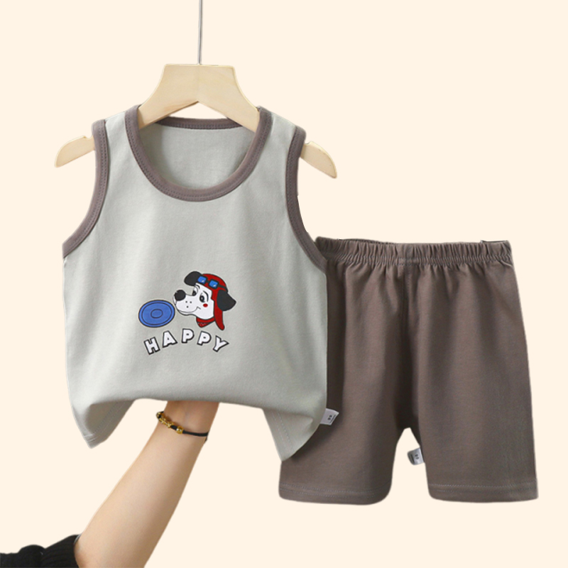 Cotton Kids Vest Set with Cart - Baby Clothing Bundles recension och pris