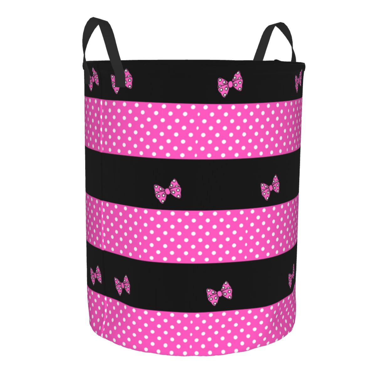 Custom Pink Minnie Polkadots L - Baby Clothing Basket recension och pris