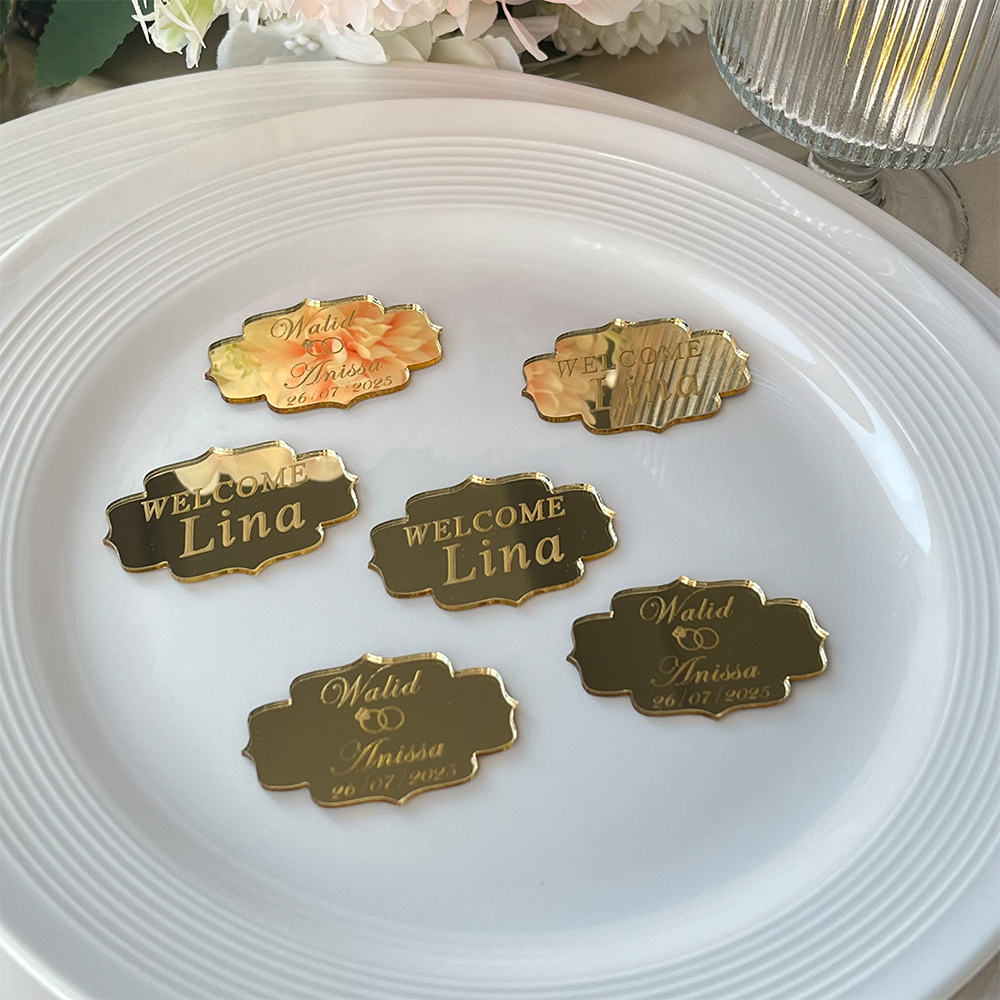 20/50/100 Personalized Acrylic - Baby Clothing Tags recension och pris