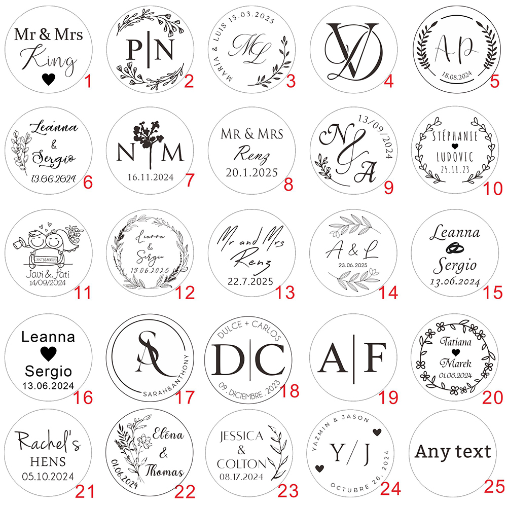 100PCS Personalized Drinks Sti - Baby Clothing Tags recension och pris