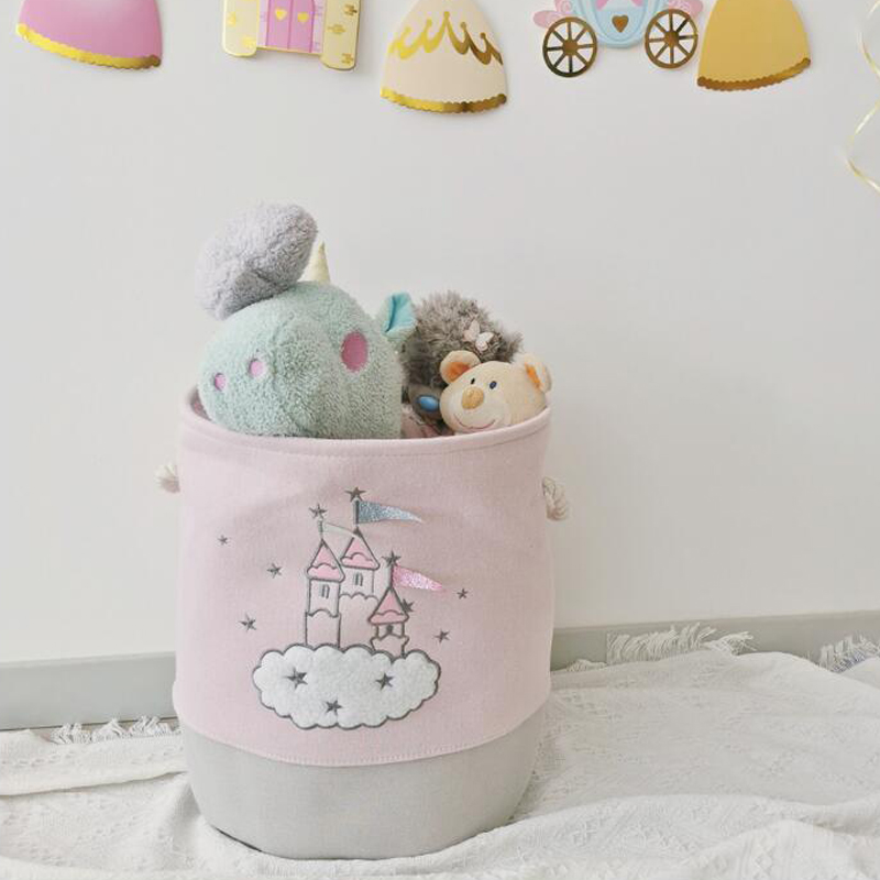Large Pink Laundry Basket Kids - Baby Clothing Basket recension och pris