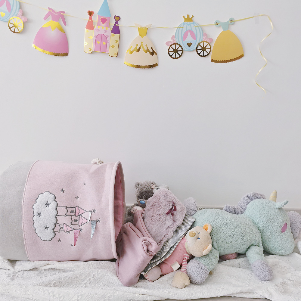 Large Pink Laundry Basket Kids - Baby Clothing Basket recension och pris
