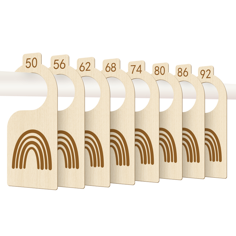 8Pcs Baby Clothes Size Hanger  - Baby Clothing Cupboard recension och pris