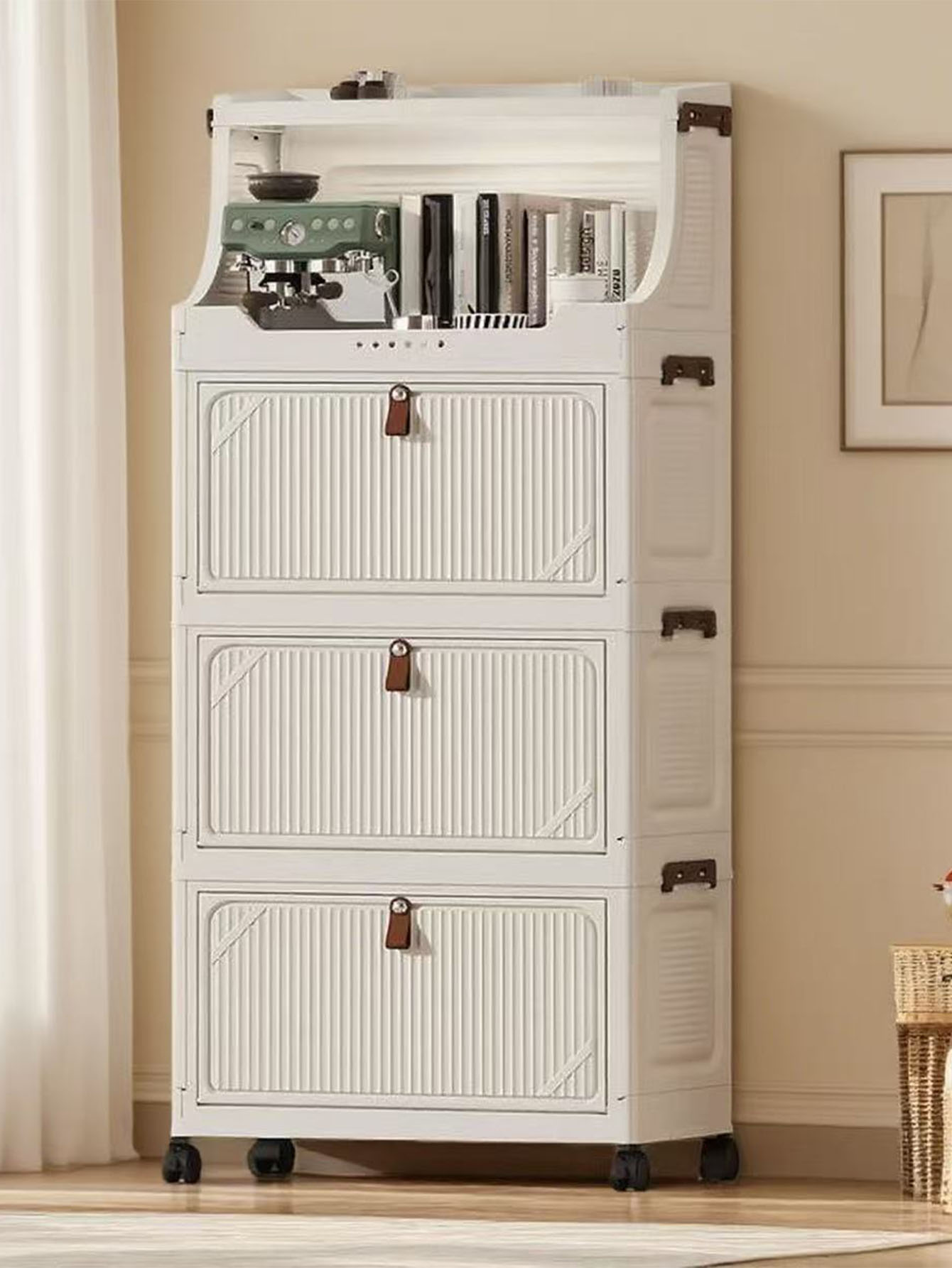 Thickened storage cabinet home - Baby Clothing Cupboard recension och pris