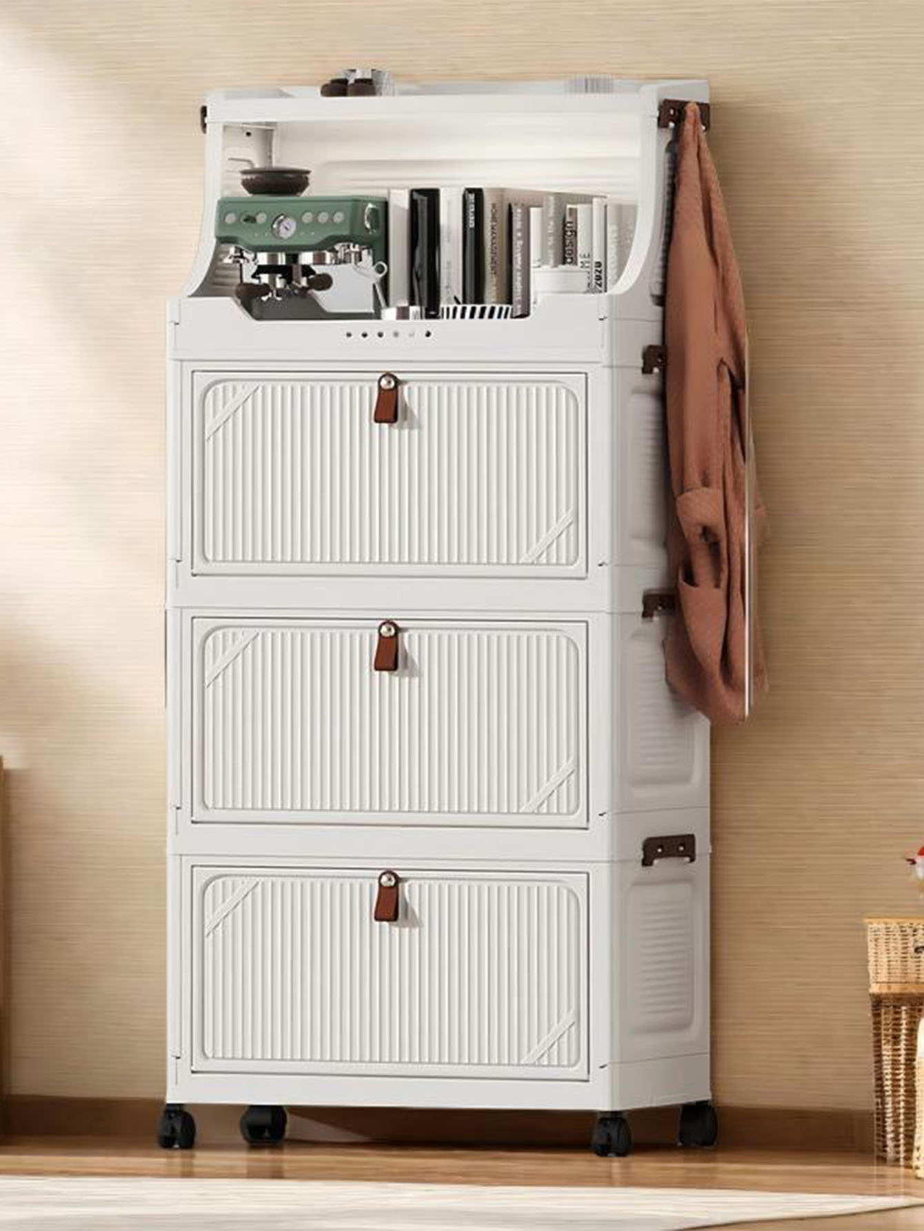 Thickened storage cabinet home - Baby Clothing Cupboard recension och pris
