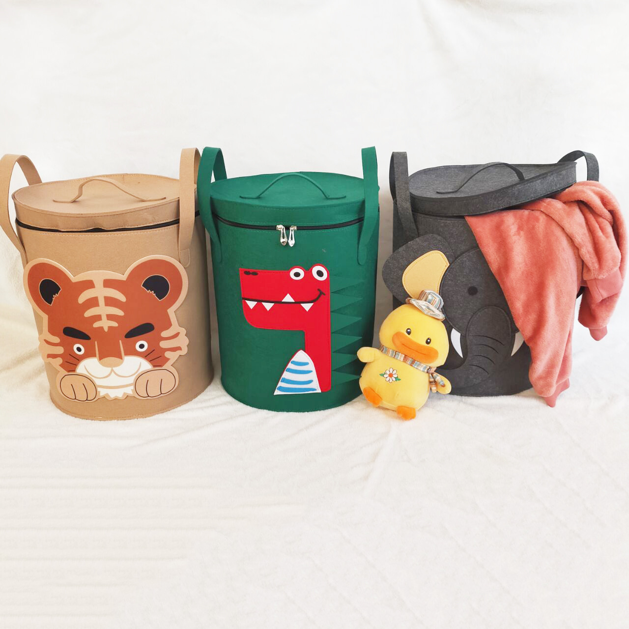 Cartoon Animal Storage Baskets - Baby Clothing Basket recension och pris