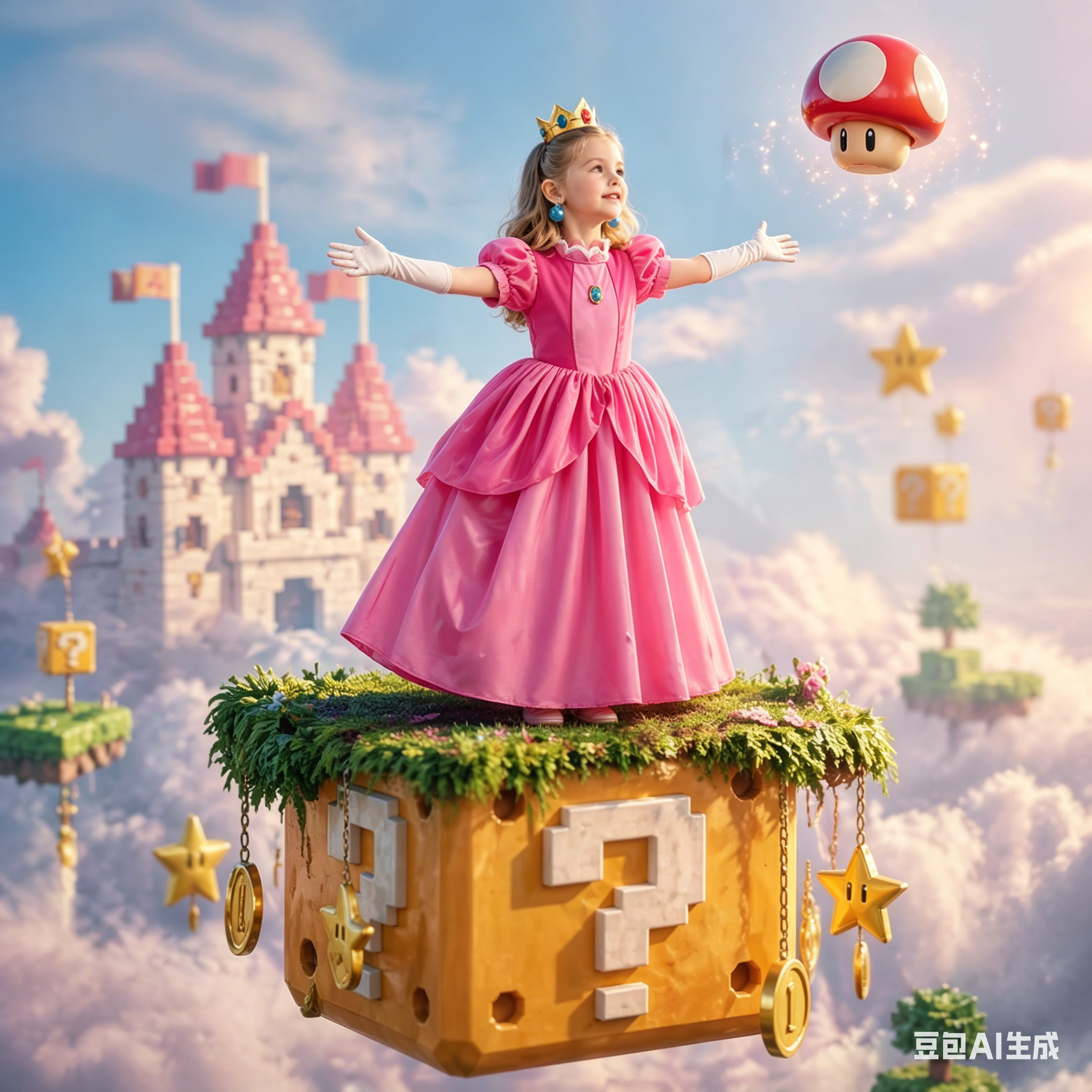 Princess Peach Style Dress Up  - Baby Z Clothing recension och pris