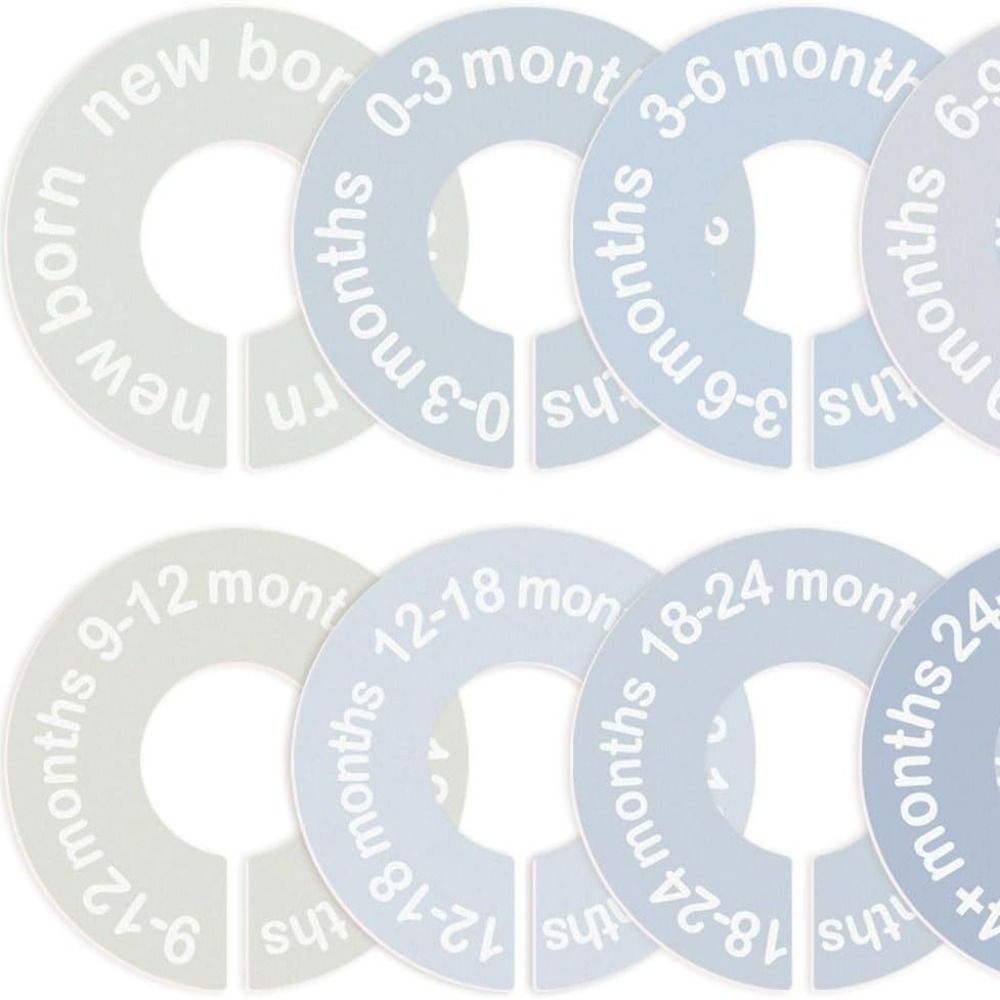 68/9Pcs Organizing Hangers Bab - Baby Clothing Tags recension och pris