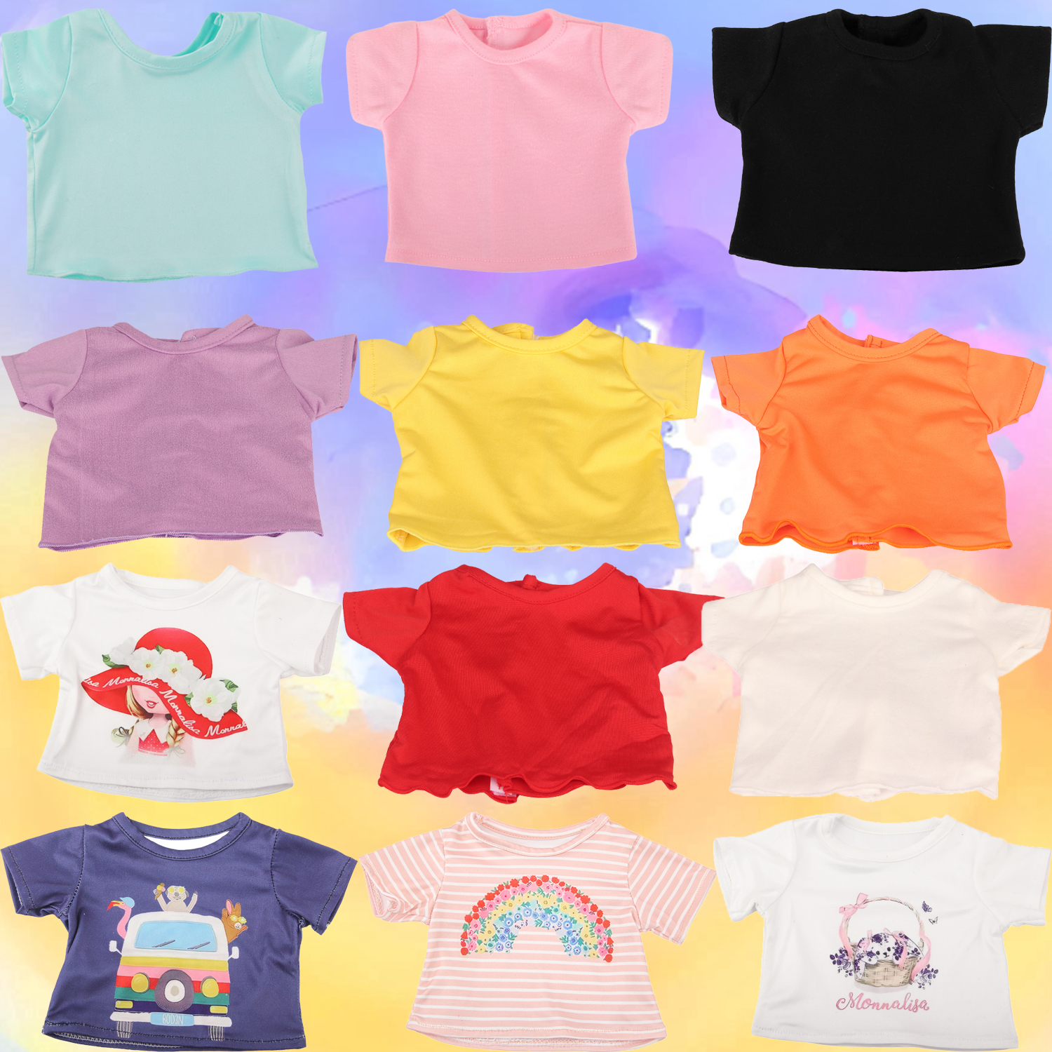 Cute Cartoon Doll T-shirt For  - Baby Clothing Basket recension och pris