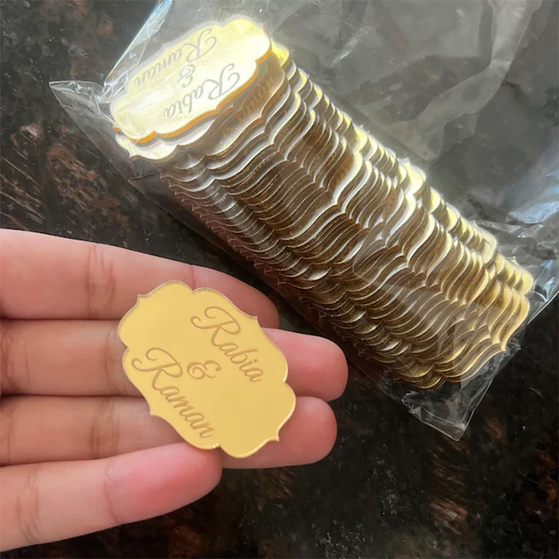 100pcs Personalized Engraved M - Baby Clothing Tags recension och pris