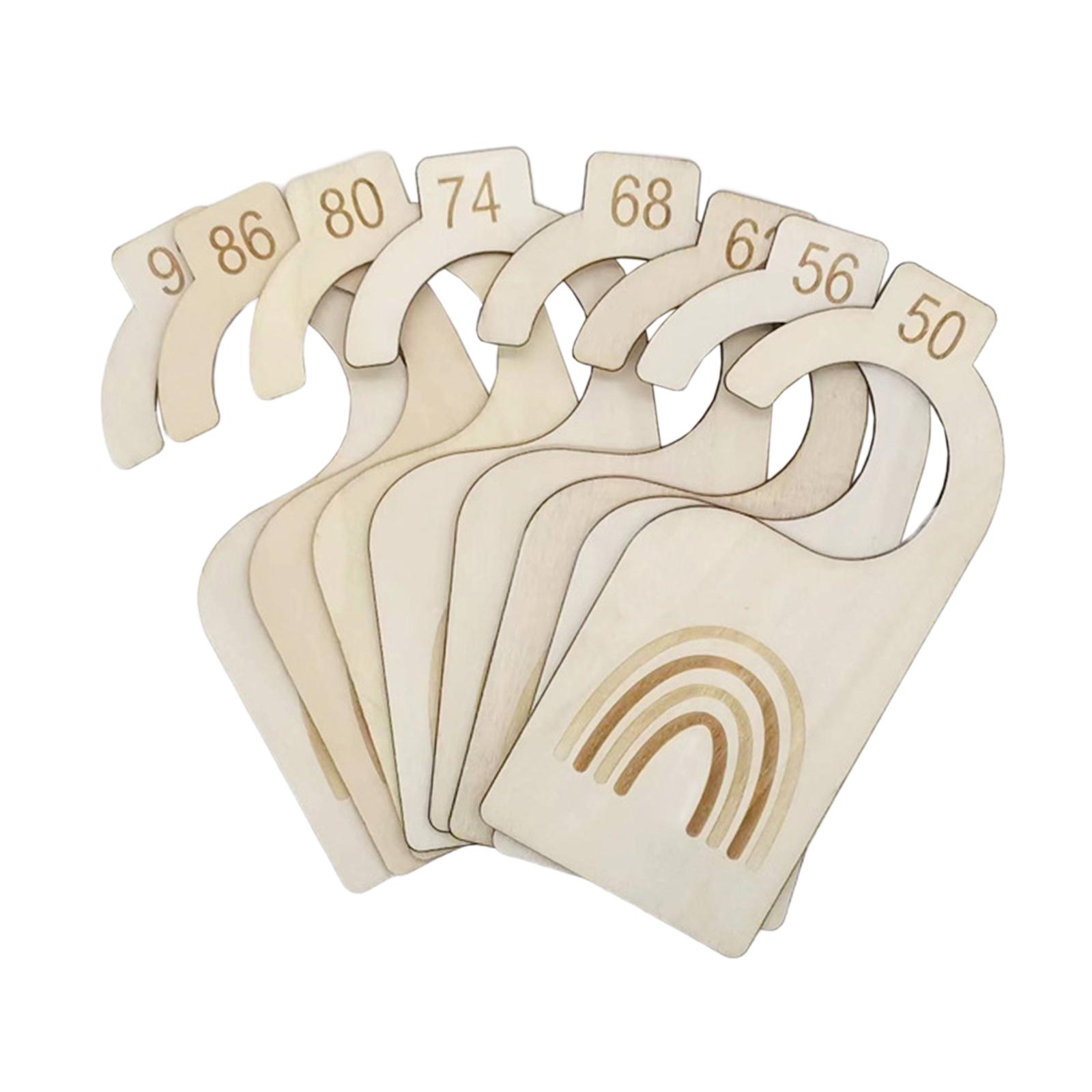 8Pcs Baby Closet Dividers Ador - Baby Clothing Tags recension och pris