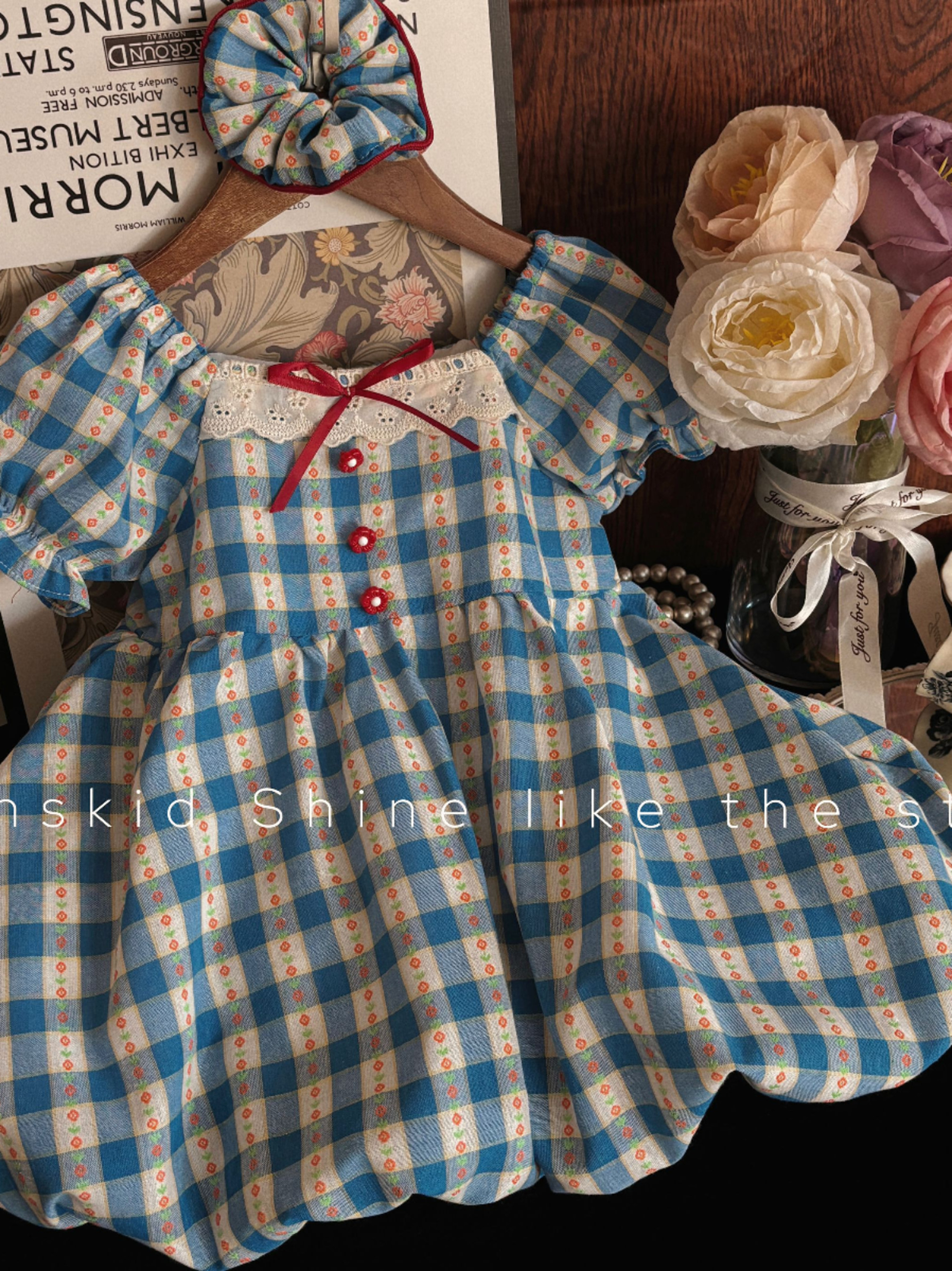 Girls Summer Plaid Dress Baby  - Baby Z Clothing recension och pris