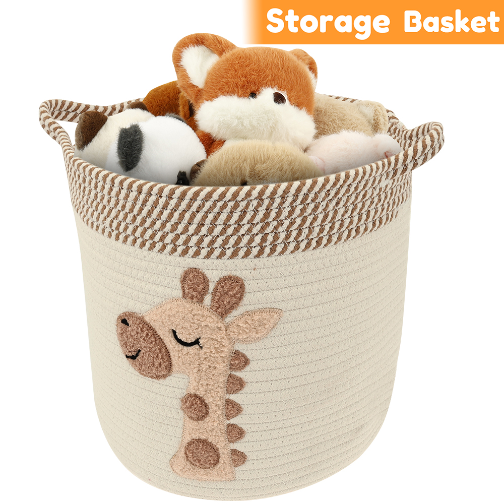 Cotton Rope Storage Basket Lar - Baby Clothing Basket recension och pris