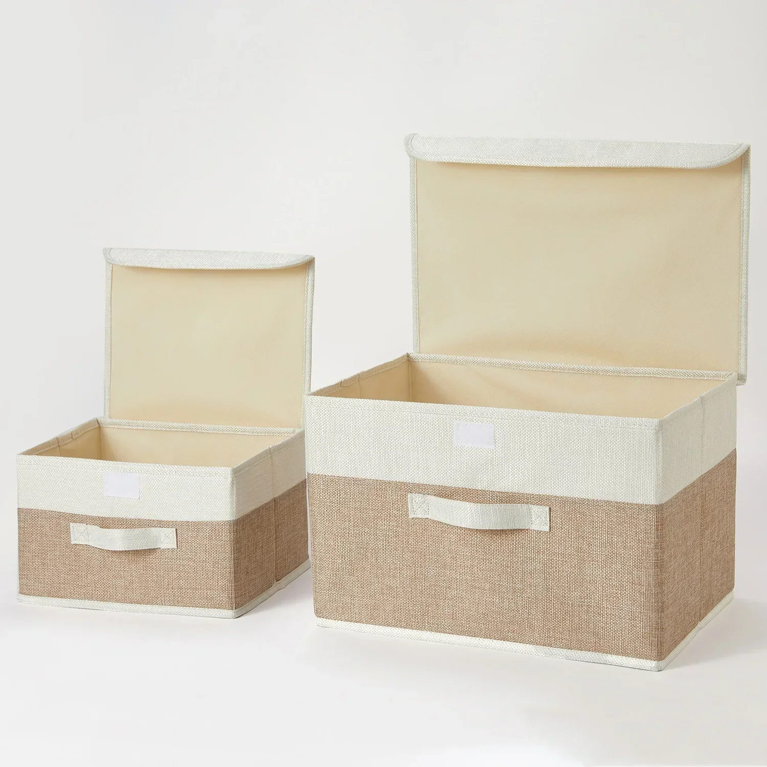 Large-capacity Linen Fabric St - Baby Clothing Basket recension och pris