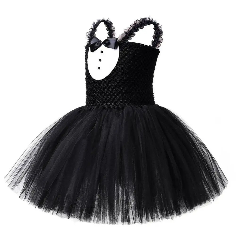 White Black Cat Tutu Dress for - Baby Z Clothing recension och pris
