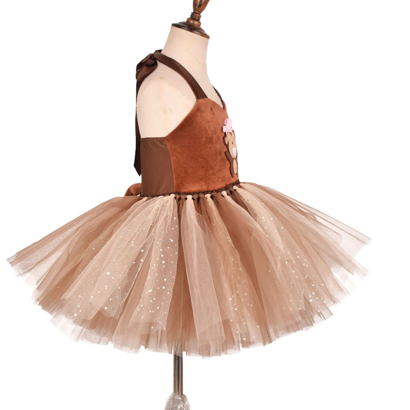 Brown Monkey Tutu Dress for Ba - Baby Z Clothing recension och pris