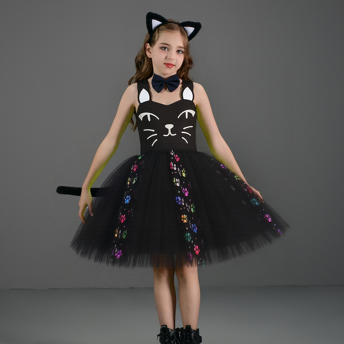 Pink Black Cat Tutu Dress for  - Baby Z Clothing recension och pris