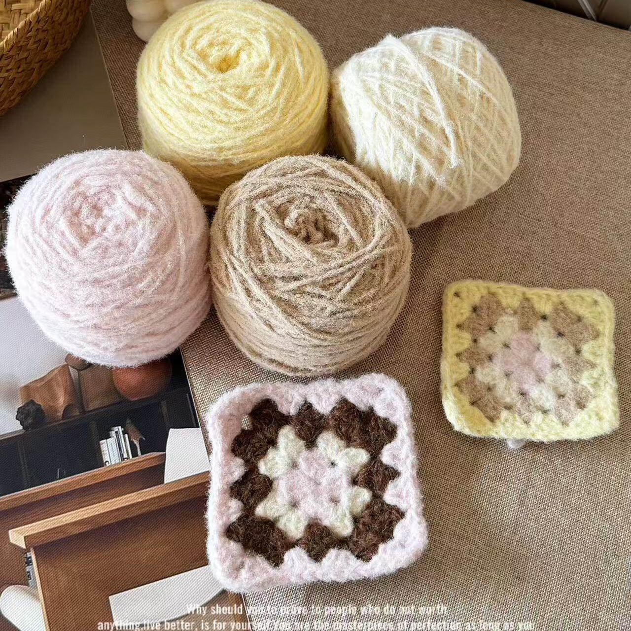 200 Grams, Waxy Cotton Yarn, M - Baby Clothing Used recension och pris