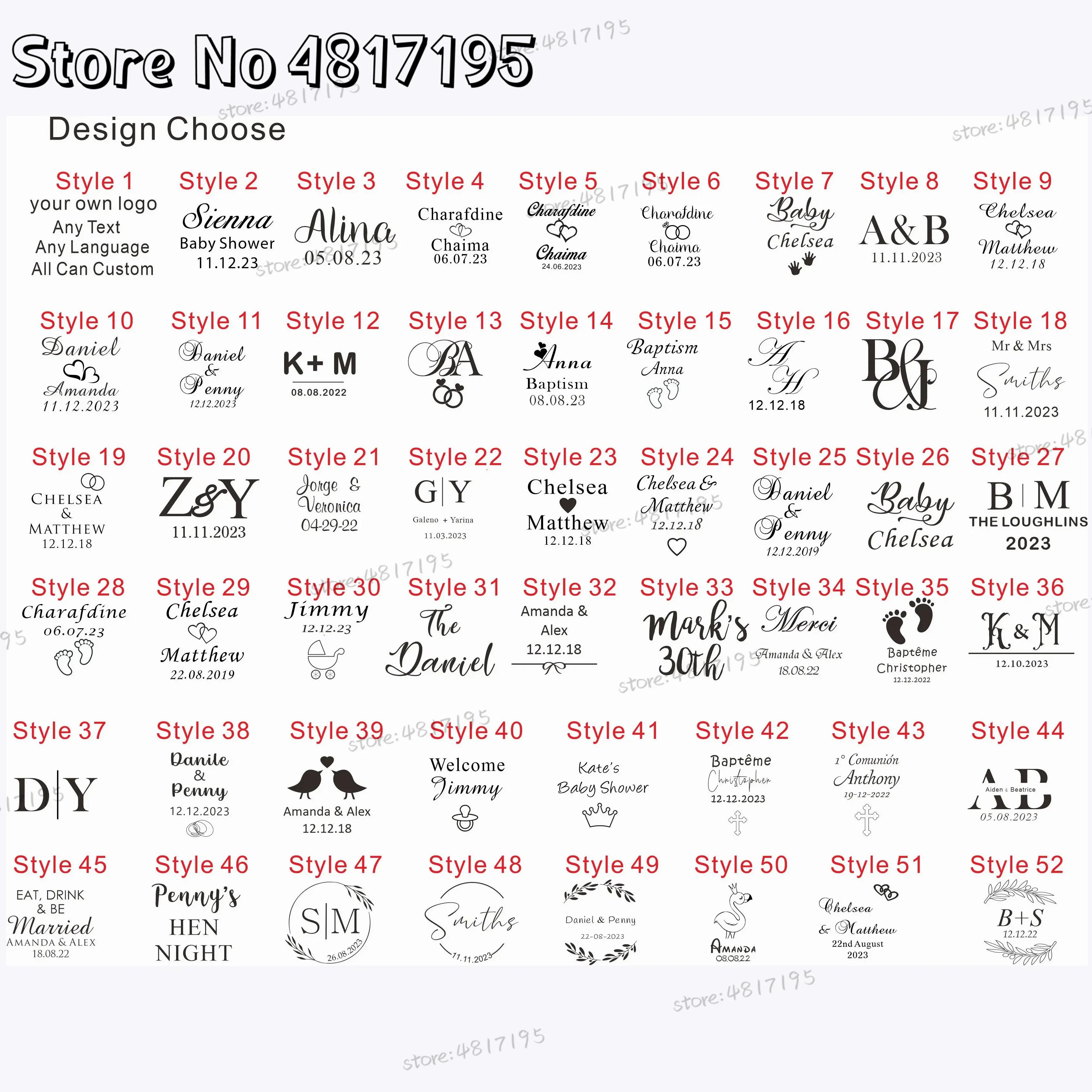 20/50/100Pcs Personalized Acry - Baby Clothing Tags recension och pris