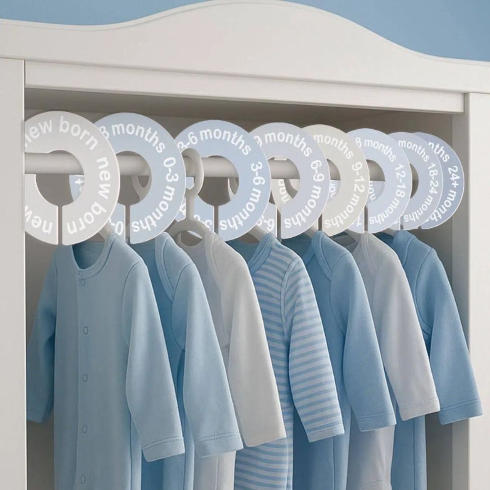 68/9Pcs Organizing Hangers Bab - Baby Clothing Tags recension och pris