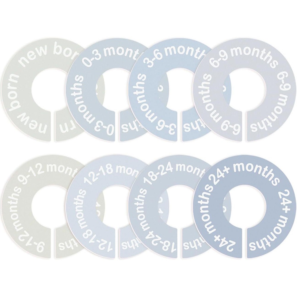 68/9Pcs Organizing Hangers Bab - Baby Clothing Tags recension och pris