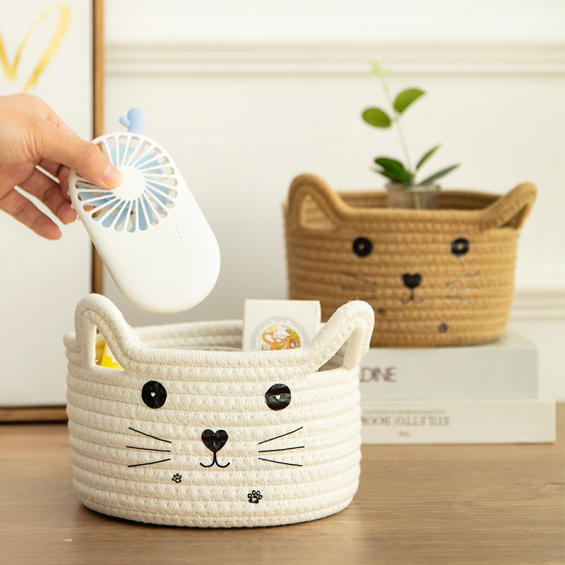 Cute Storage Baskets Cotton Wo - Baby Clothing Basket recension och pris