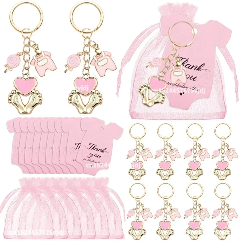 12 Set Baby Shower Favors Gues - Baby Clothing Tags recension och pris