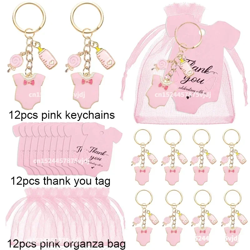 12 Set Baby Shower Favors Gues - Baby Clothing Tags recension och pris