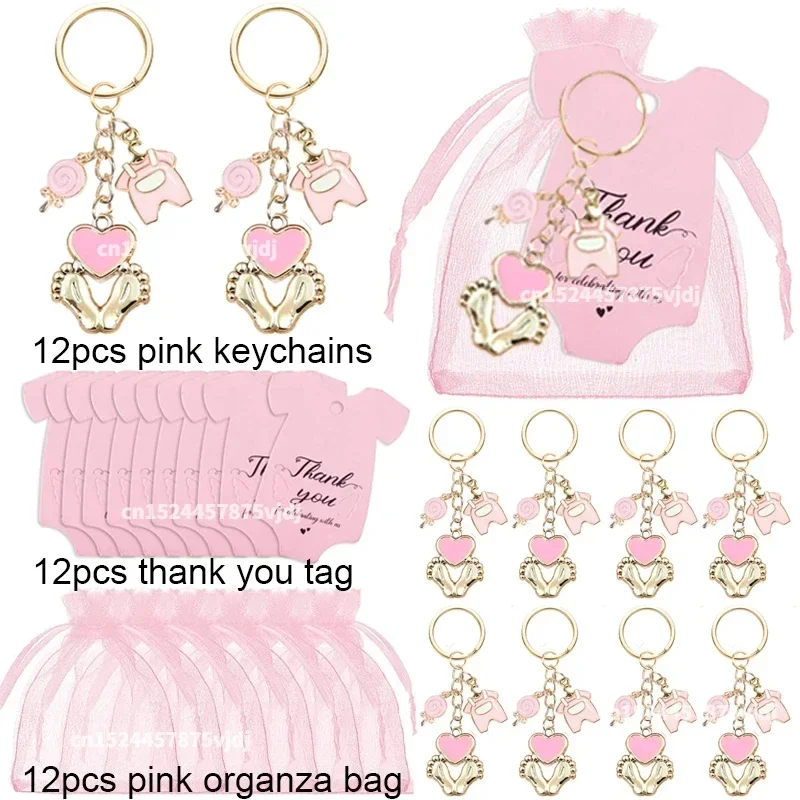 12 Set Baby Shower Favors Gues - Baby Clothing Tags recension och pris