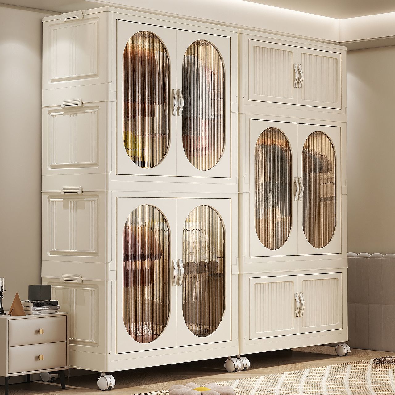 Thickened Home Use Storage Cab - Baby Clothing Cupboard recension och pris