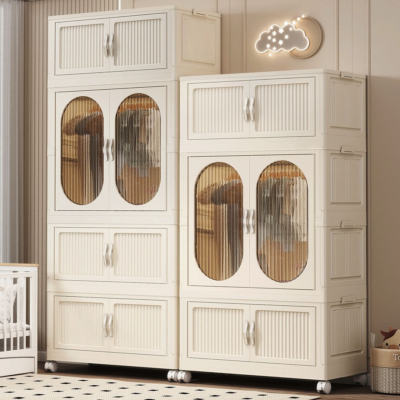 Thickened Home Use Storage Cab - Baby Clothing Cupboard recension och pris