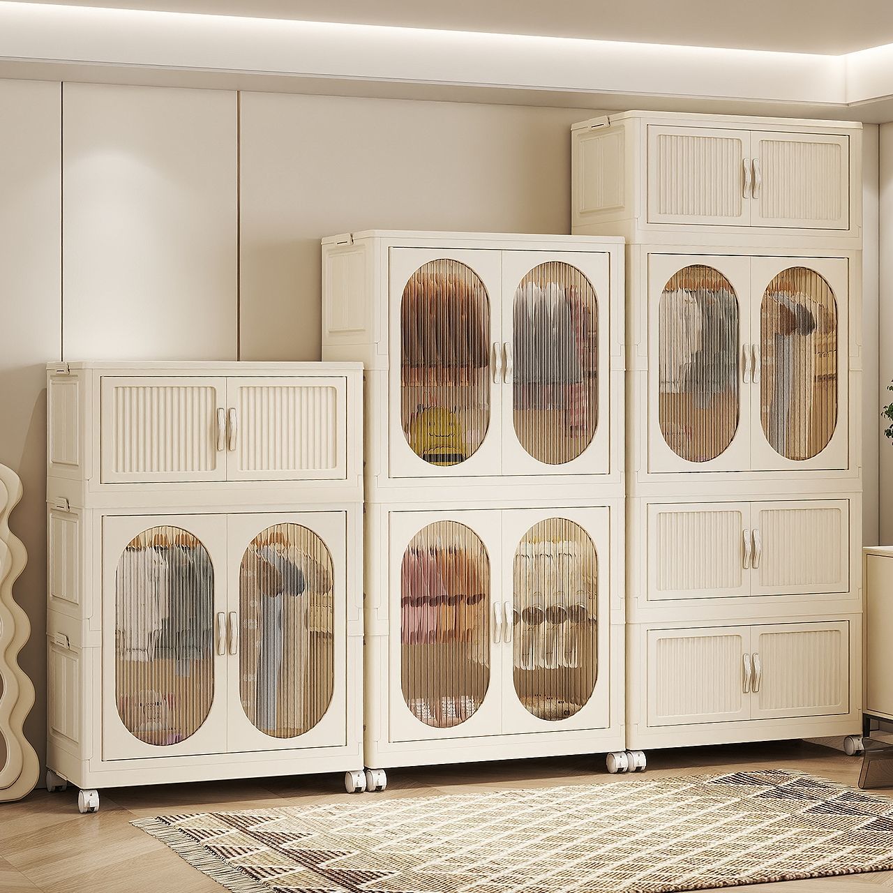 Thickened Home Use Storage Cab - Baby Clothing Cupboard recension och pris