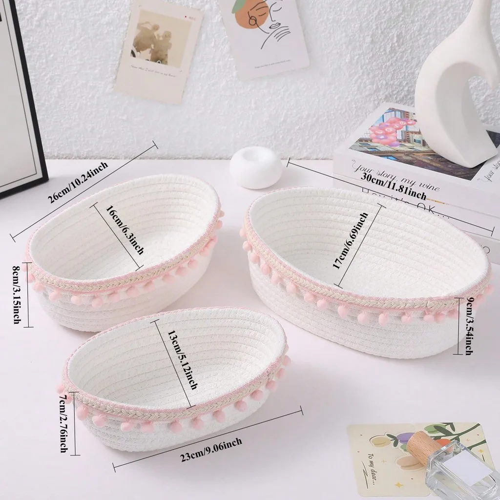 3 Sizes Skincare Cosmetic Stor - Baby Clothing Basket recension och pris