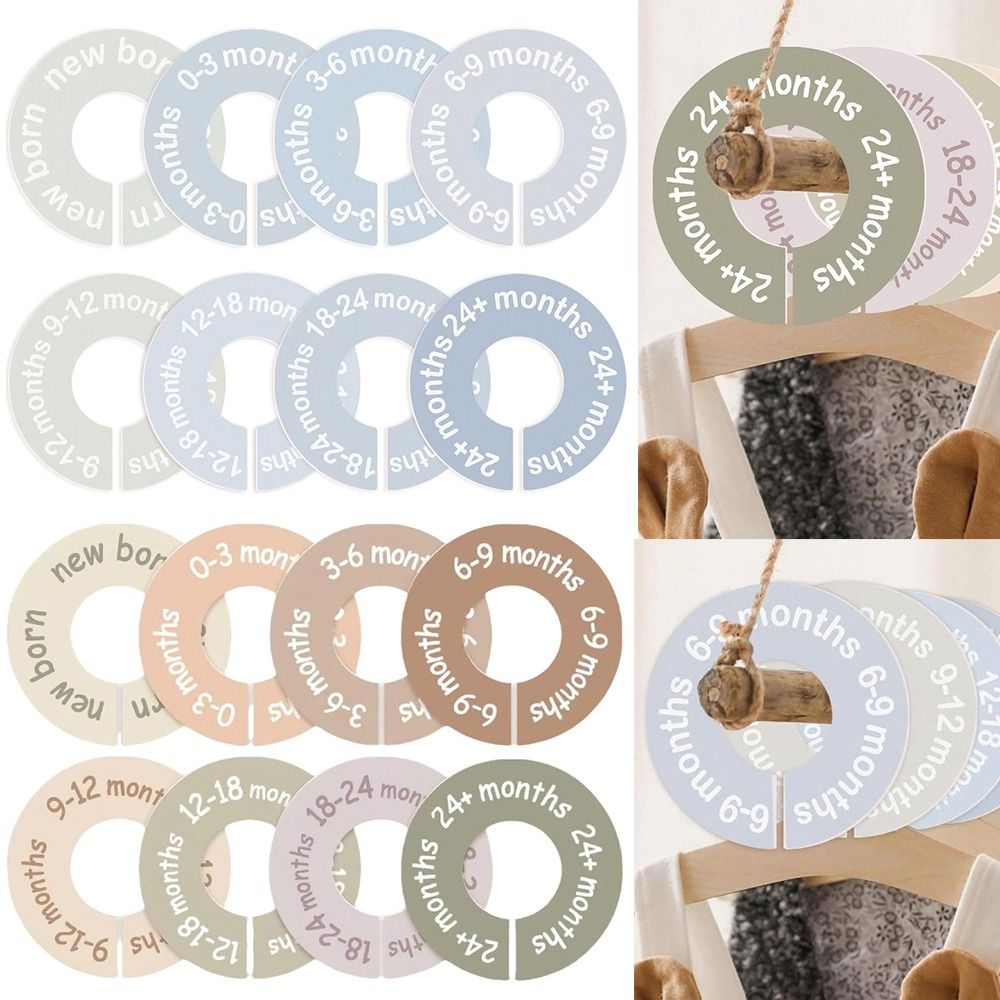 68/9Pcs Organizing Hangers Bab - Baby Clothing Tags recension och pris