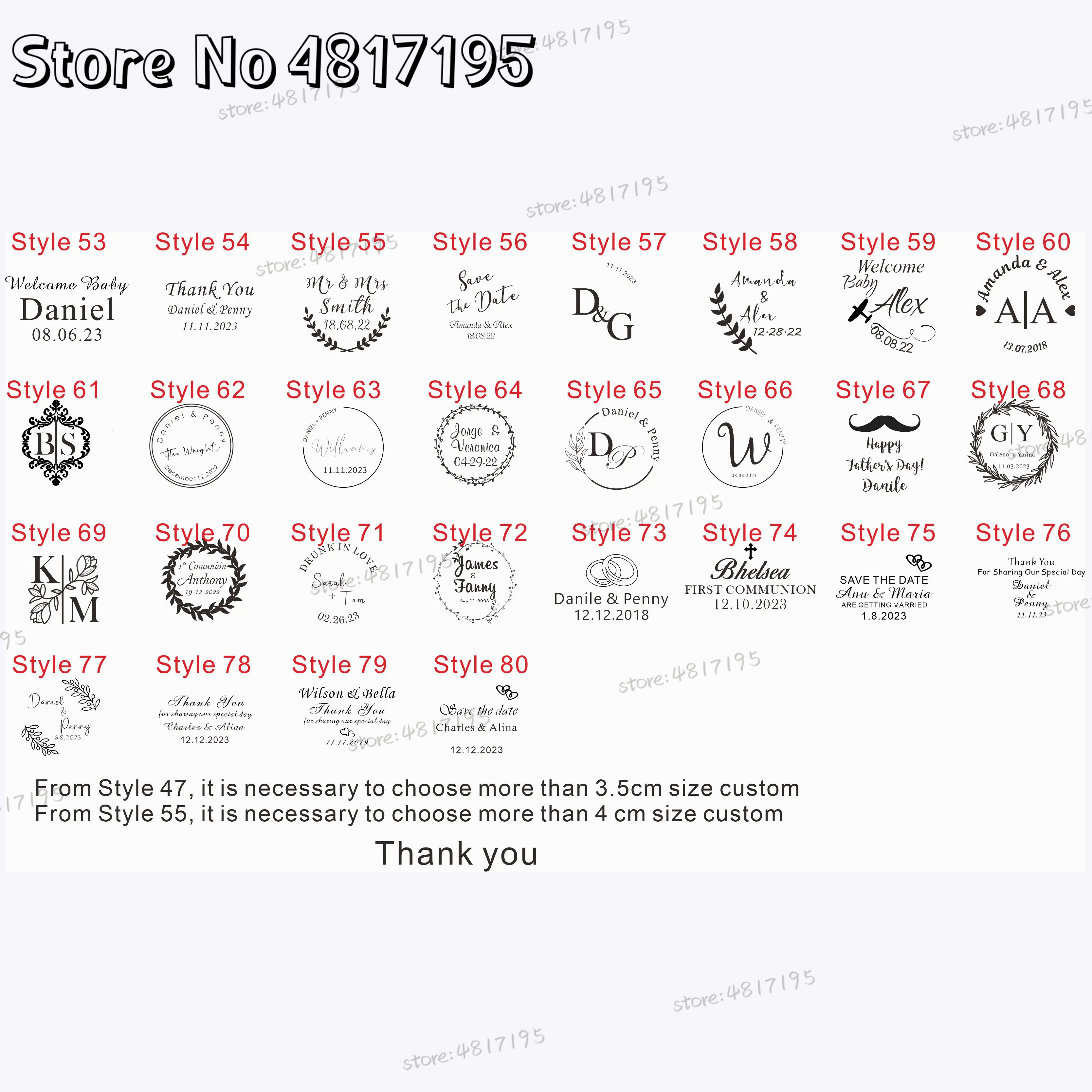 10 20 50Pcs Personalised Weddi - Baby Clothing Tags recension och pris