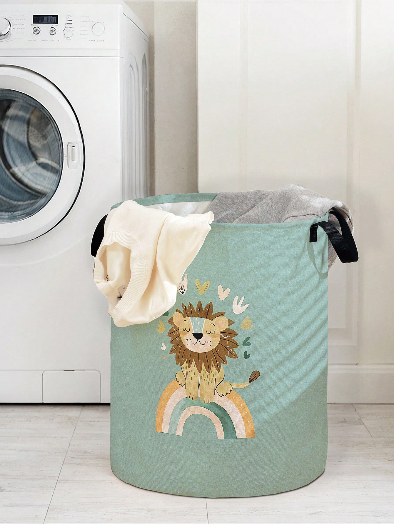 Little Lion Laundry Basket Fol - Baby Clothing Basket recension och pris